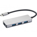 Sandberg - Hub - 1 x SuperSpeed USB 3.0 + 3 x USB 2.0 - desktop