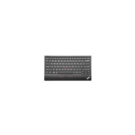 Lenovo ThinkPad TrackPoint Keyboard II - Keyboard - with Trackpoint - wireless - 2.4 GHz, Bluetooth 5.0 - QWERTY - Swedish / Finnish - key switch: Scissor-Key - pure black - for IdeaPad Slim 7 Pro 16; ThinkCentre M90; V14 G2 IJL; V15 G2 IJL; V50a-24IMB AIO - 0