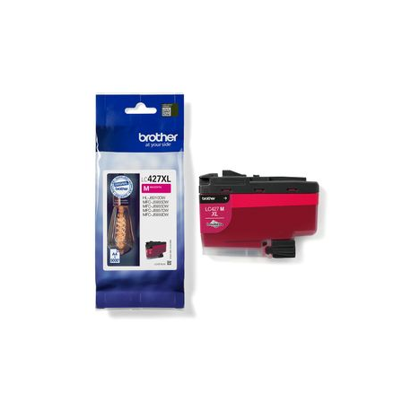 Brother LC427XLM - High Yield - magenta - original - ink cartridge - for Brother MFC-J4335, MFC-J4340, MFC-J4345, MFC-J4440, MFC-J4535, MFC-J4540 - 1