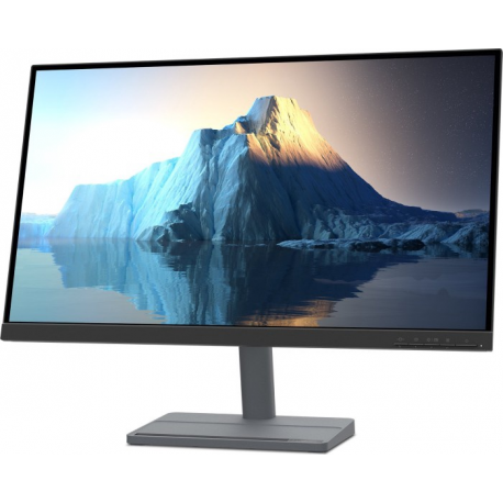 Lenovo L27q-35 - LED monitor - 27" - 2560 x 1440 QHD - VA - 350 cd / m² - 4000:1 - 4 ms - HDMI, DisplayPort - speakers - raven black - 2