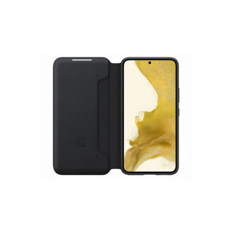 Samsung EF-NS901 - Flip cover for mobile phone - black - for Galaxy S22 - 2