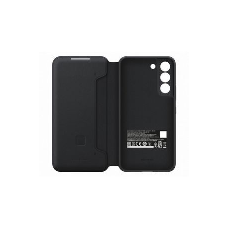 Samsung EF-NS901 - Flip cover for mobile phone - black - for Galaxy S22 - 3