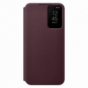 Samsung EF-ZS906 - Flip cover for mobile phone - burgundy - for Galaxy S22+