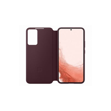 Samsung EF-ZS906 - Flip cover for mobile phone - burgundy - for Galaxy S22+ - 2