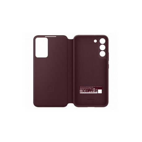 Samsung EF-ZS906 - Flip cover for mobile phone - burgundy - for Galaxy S22+ - 3