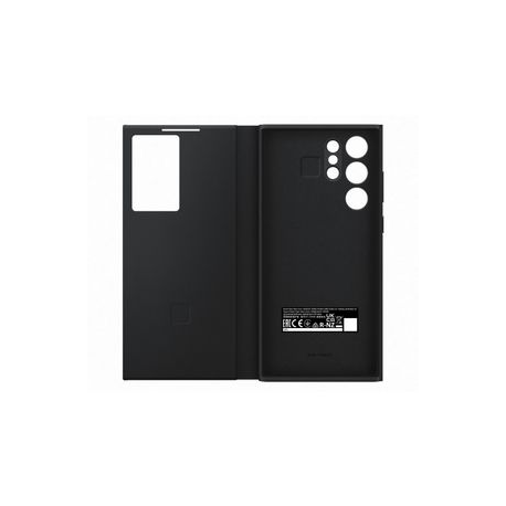 Samsung EF-ZS908 - Flip cover for mobile phone - black - for Galaxy S22 Ultra - 1