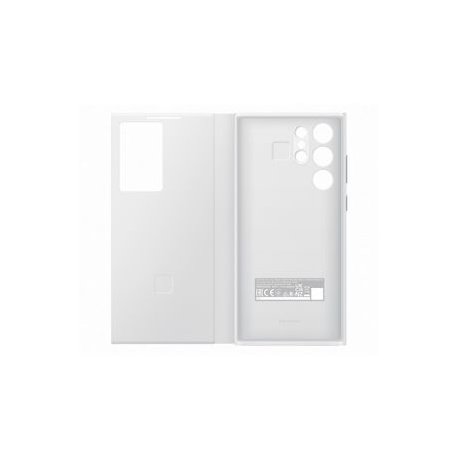 Samsung EF-ZS908 - Flip cover for mobile phone - white - for Galaxy S22 Ultra - 3