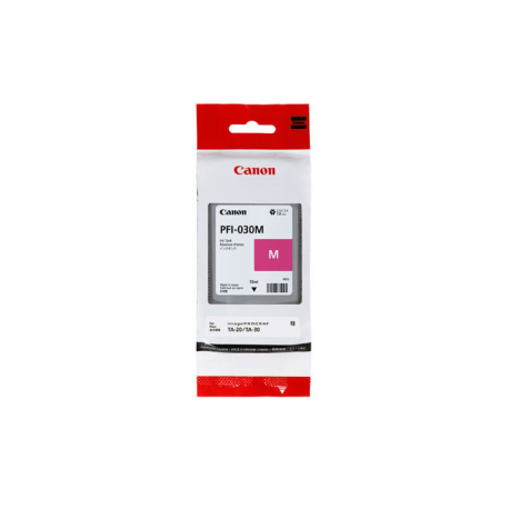 Canon PFI-030M - 55 ml - magenta - original - ink tank - for imagePROGRAF TA-20, TA-20 MFP L24ei, TA-30, TA-30 MFP L36ei - 0