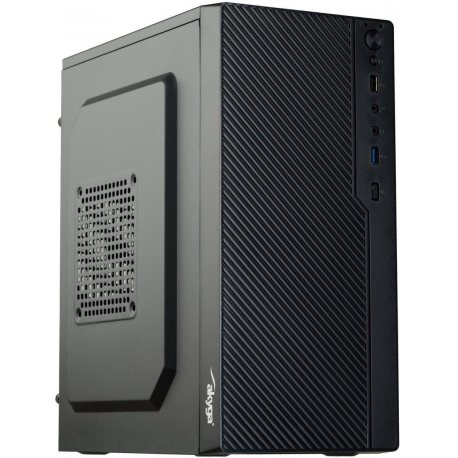 AKYGA Micro ATX Case AK36BK 1x USB 3.0 black w/o PSU