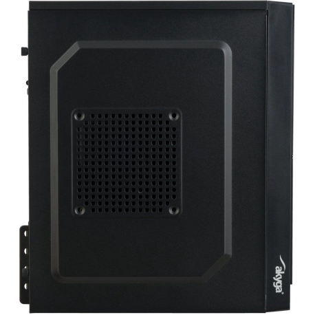 AKYGA Micro ATX Case AK36BK 1x USB 3.0 black w/o PSU