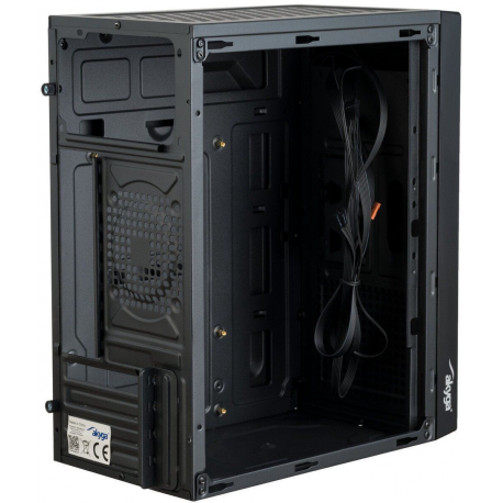AKYGA Micro ATX Case AK36BK 1x USB 3.0 black w/o PSU