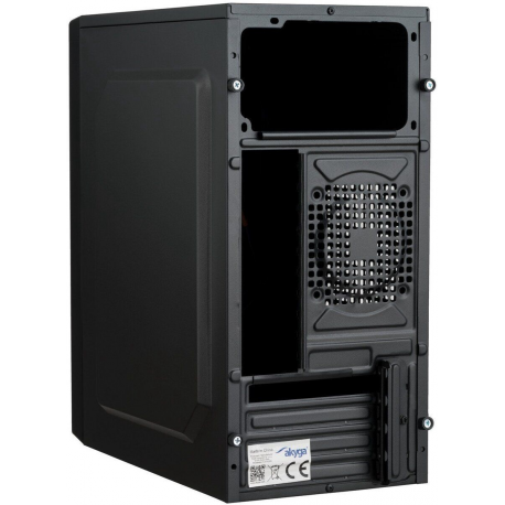AKYGA Micro ATX Case AK36BK 1x USB 3.0 black w/o PSU