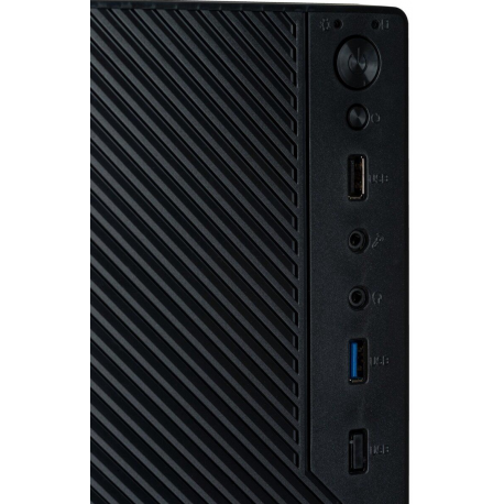 AKYGA Micro ATX Case AK36BK 1x USB 3.0 black w/o PSU