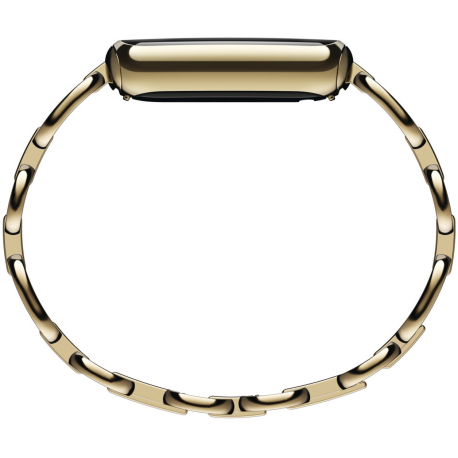 Fitbit Luxe Fitness tracker, Touchscreen, Heart rate monitor, Activity monitoring 24/7, Waterproof, Bluetooth, Soft Gold/Peony
