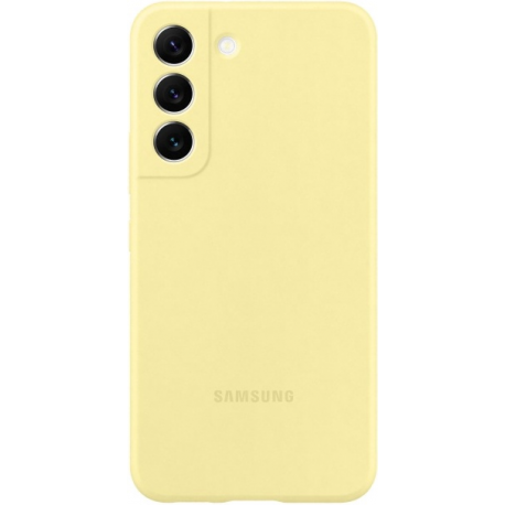 Samsung EF-PS901 - Back cover for mobile phone - butter yellow - for Galaxy S22 - 2