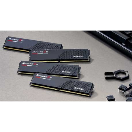 G.Skill Ripjaws S5 - DDR5 - kit - 32 GB: 2 x 16 GB - DIMM 288-pin - 5600 MHz  /  PC5-44800 - CL40 - 1.2 V - unbuffered - non-ECC - matte black - 4