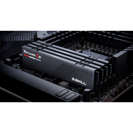 G.Skill Ripjaws S5 - DDR5 - kit - 32 GB: 2 x 16 GB - DIMM 288-pin - 5600 MHz  /  PC5-44800 - CL40 - 1.2 V - unbuffered - non-ECC - matte black - 5