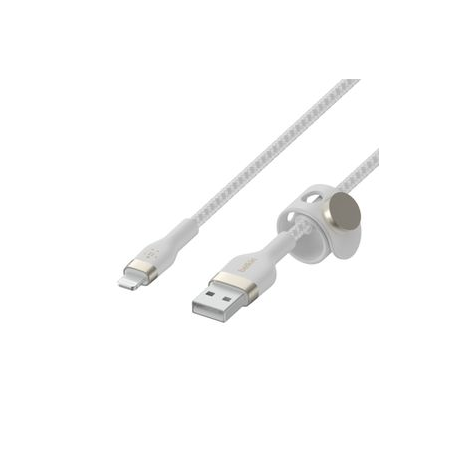 Belkin BOOST CHARGE - Lightning cable - USB male to Lightning male - 2 m - white - for Apple iPad / iPhone / iPod (Lightning) - 3