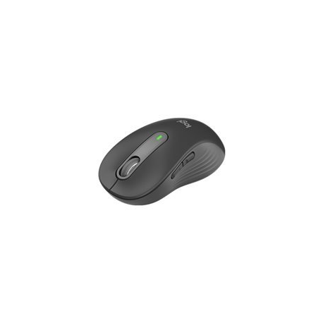 Logitech Signature M650 L - Mouse - large size - optical - 5 buttons - wireless - Bluetooth, 2.4 GHz - Logitech Logi Bolt USB receiver - graphite - 0