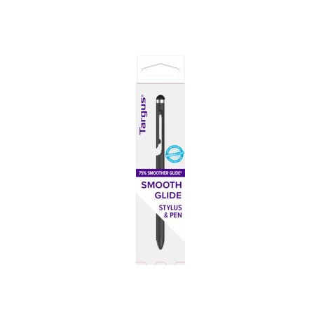 Targus - Stylus  /  ballpen for mobile phone, tablet - antimicrobial - black - 2