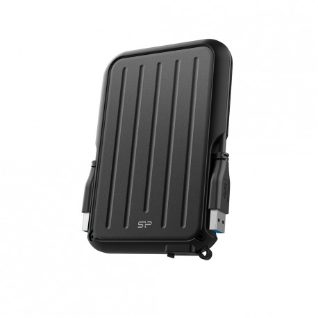 SILICON POWER Armor A66 - Hard drive - 2 TB - external (portable) - USB 3.2 Gen 1 - black / black - 1