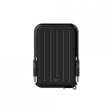 SILICON POWER Armor A66 - Hard drive - 2 TB - external (portable) - USB 3.2 Gen 1 - black / black - 3