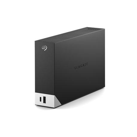 Seagate One Touch with hub STLC8000400 - Hard drive - 8 TB - external (desktop) - USB 3.0 - black - with Seagate Rescue Data Recovery - 0