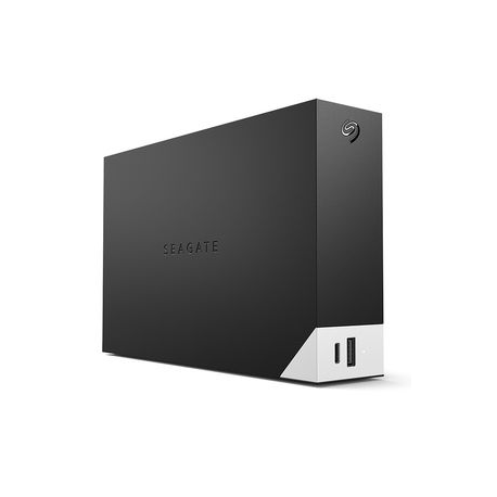 Seagate One Touch with hub STLC8000400 - Hard drive - 8 TB - external (desktop) - USB 3.0 - black - with Seagate Rescue Data Recovery - 5