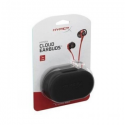 HyperX Cloud Earbuds - Earphones with mic - in-ear - wired - 3.5 mm jack - black, red - for Nintendo Switch