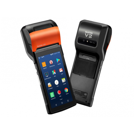 SUNMI, V2s PLUS, 2D, USB-C, BT, Wi-Fi, 4G, NFC, GPS, Android
