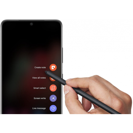 Samsung S Pen - Active stylus - Bluetooth - phantom black - for Galaxy S22 Ultra - 6