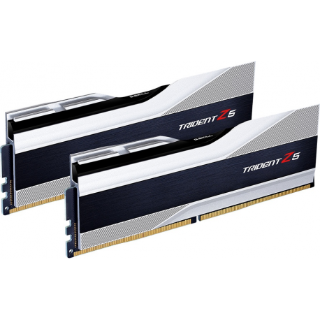 G.Skill Trident Z5 - DDR5 - kit - 32 GB: 2 x 16 GB - DIMM 288-pin - 6000 MHz  /  PC5-48000 - CL36 - 1.35 V - unbuffered - non-ECC - metallic silver - 0