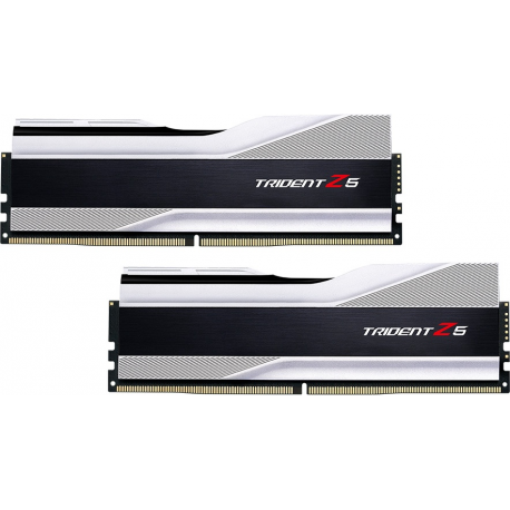 G.Skill Trident Z5 - DDR5 - kit - 32 GB: 2 x 16 GB - DIMM 288-pin - 6000 MHz  /  PC5-48000 - CL36 - 1.35 V - unbuffered - non-ECC - metallic silver - 3