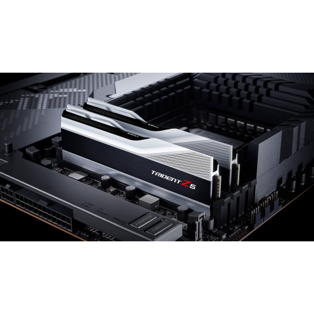 G.Skill Trident Z5 - DDR5 - kit - 32 GB: 2 x 16 GB - DIMM 288-pin - 6000 MHz  /  PC5-48000 - CL36 - 1.35 V - unbuffered - non-ECC - metallic silver - 5