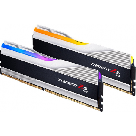 G.Skill Trident Z5 RGB - DDR5 - kit - 32 GB: 2 x 16 GB - DIMM 288-pin - 6000 MHz / PC5-48000 - CL36 - 1.35 V - unbuffered - non-ECC - metallic silver - 1