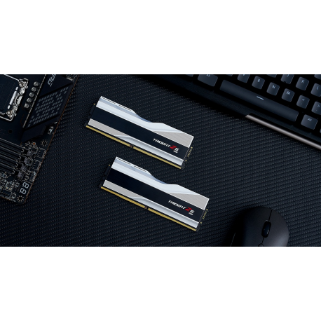 G.Skill Trident Z5 RGB - DDR5 - kit - 32 GB: 2 x 16 GB - DIMM 288-pin - 6000 MHz / PC5-48000 - CL36 - 1.35 V - unbuffered - non-ECC - metallic silver - 6