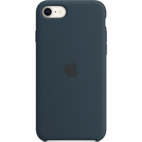 Apple - Back cover for mobile phone - silicone - abyss blue - for iPhone 7, 8, SE (2nd generation), SE (3rd generation) - 0