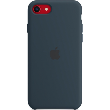 Apple - Back cover for mobile phone - silicone - abyss blue - for iPhone 7, 8, SE (2nd generation), SE (3rd generation) - 2