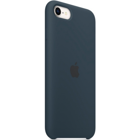 Apple - Back cover for mobile phone - silicone - abyss blue - for iPhone 7, 8, SE (2nd generation), SE (3rd generation) - 3