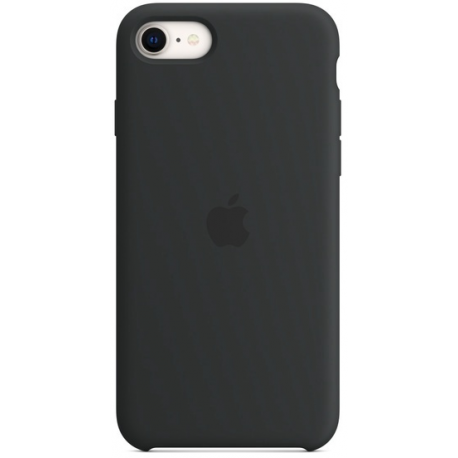 Apple - Back cover for mobile phone - silicone - midnight - for iPhone 7, 8, SE (2nd generation), SE (3rd generation) - 0