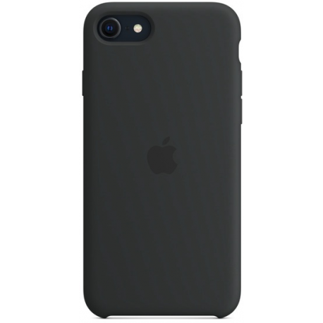 Apple - Back cover for mobile phone - silicone - midnight - for iPhone 7, 8, SE (2nd generation), SE (3rd generation) - 1