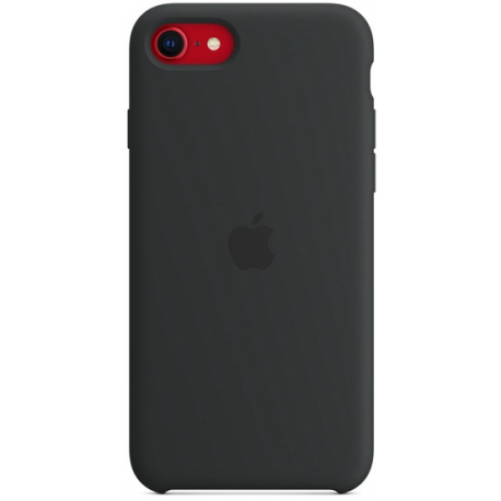 Apple - Back cover for mobile phone - silicone - midnight - for iPhone 7, 8, SE (2nd generation), SE (3rd generation) - 2