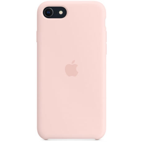 Apple - Back cover for mobile phone - silicone - chalk pink - for iPhone 7, 8, SE (2nd generation), SE (3rd generation) - 1