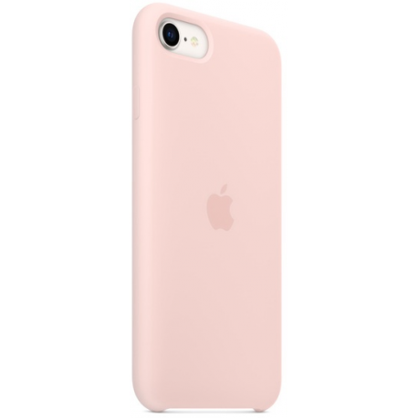Apple - Back cover for mobile phone - silicone - chalk pink - for iPhone 7, 8, SE (2nd generation), SE (3rd generation) - 3
