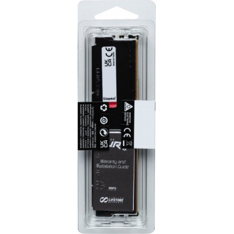 Kingston FURY Beast - DDR5 - module - 32 GB - DIMM 288-pin - 5200 MHz  /  PC5-41600 - CL40 - 1.25 V - unbuffered - on-die ECC - 5