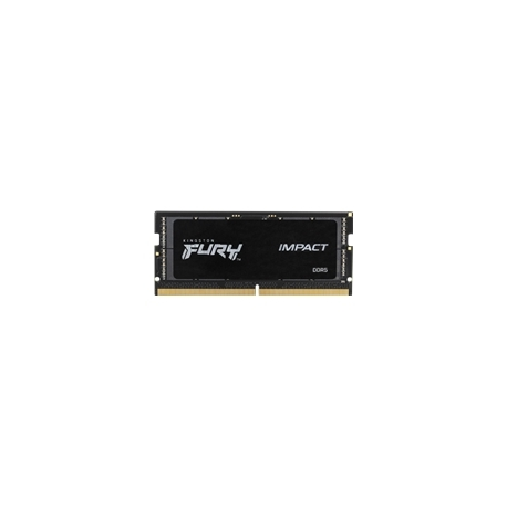 Kingston FURY Impact - DDR5 - modul - 8 GB - SO-DIMM 262 pinů - 4800 MHz  /  PC5-38400 - CL38 - 1.1 V - bez vyrovnávací paměti - on-die ECC - 0