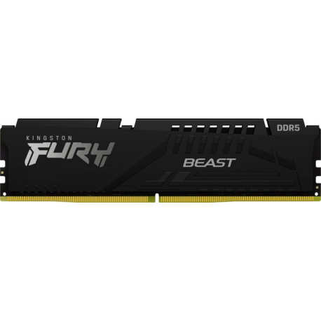 Kingston FURY Beast - DDR5 - module - 8 GB - DIMM 288-pin - 5600 MHz  /  PC5-44800 - CL40 - 1.25 V - unbuffered - on-die ECC - 0