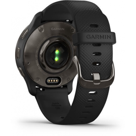 Garmin Venu 2 Plus - 43 mm - black - sport watch with band - wrist size: 125-190 mm - display 1.3" - Bluetooth, Wi-Fi, ANT+ - 51 g - 6