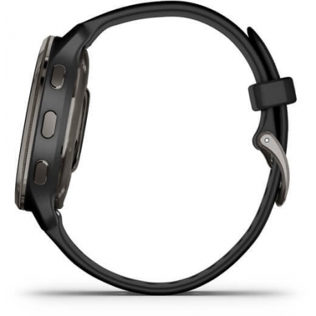 Garmin Venu 2 Plus - 43 mm - black - sport watch with band - wrist size: 125-190 mm - display 1.3" - Bluetooth, Wi-Fi, ANT+ - 51 g - 7
