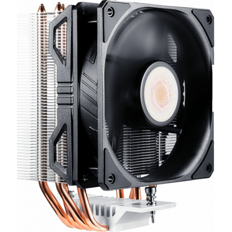 Cooler Master Hyper 212 Evo V2 - Processor cooler - (for: LGA775, LGA1156, AM2, AM2+, LGA1366, AM3, LGA1155, AM3+, LGA2011, FM1, FM2, LGA1150, FM2+, LGA2011-3, LGA1151, AM4, LGA2066, LGA1200, LGA1700) - aluminium - 120 mm - black silver - 1